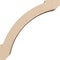 Ekena Millwork 3-inch W x 10-inch D x 10-inch H Lafayette Rough Cedar Woodgrain TimberThane Knee Brace, Primed BRCUR03X10X10LFTRCPR - alternate 3